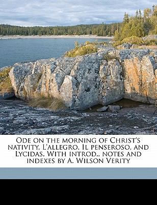 Ode on the Morning of Christ's Nativity, l'Alle... 1178153029 Book Cover