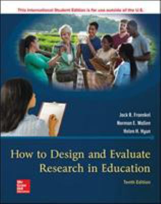 How to Design and Evaluate Research in Education            Book Cover