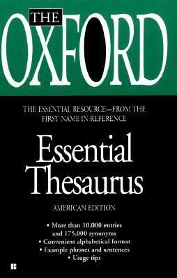 The Oxford Essential Thesaurus 0425164217 Book Cover