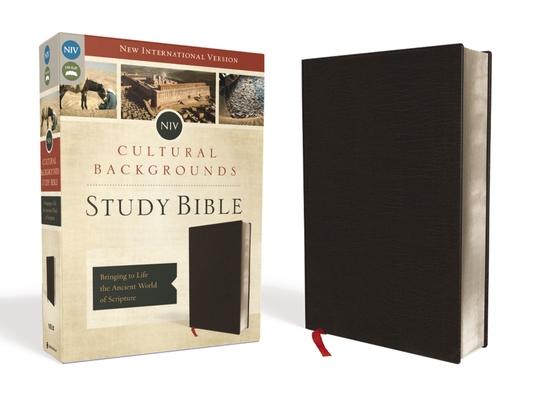 NIV, Cultural Backgrounds Study Bible, Bonded L... 031043159X Book Cover