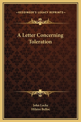 A Letter Concerning Toleration 1169199526 Book Cover