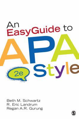 An EasyGuide to APA Style 1452268398 Book Cover