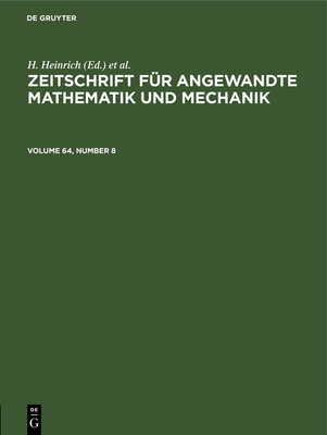Zeitschrift Für Angewandte Mathematik Und Mecha... [German] 3112571193 Book Cover