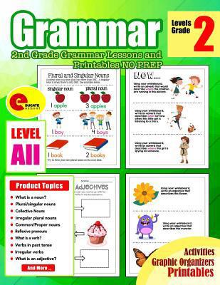 Grammar 2nd Grade: Gobs of Grammar Workbook Grade 2 - 2nd Grade Grammar Lessons and Printables No Prep for 2nd Grade Grammar 1985253070 Book Cover