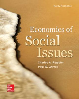 Economics of Social Issues 007802191X Book Cover