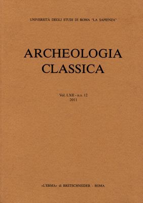 Archeologia Classica 2011 Vol62, NS 1 8882656551 Book Cover