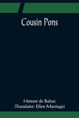 Cousin Pons 9356080437 Book Cover