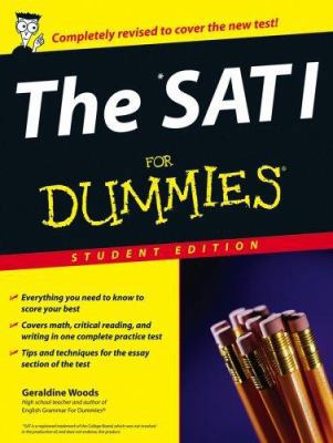 The SAT I FOR DUMMIES Student Edition 0470056614 Book Cover