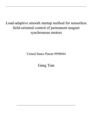 Load-adaptive smooth startup method for sensorl... B08RH2YCS2 Book Cover