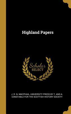 Highland Papers 1010420399 Book Cover