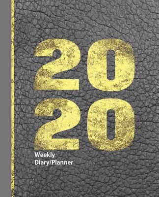 Leather & Gold Leaf Effect Design: Diary Weekly... 1073361535 Book Cover