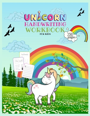 Unicorn Handwriting Workbook for Kids: Unicorn ... B08W7SPPHY Book Cover