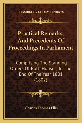 Practical Remarks, And Precedents Of Proceeding... 1164901087 Book Cover