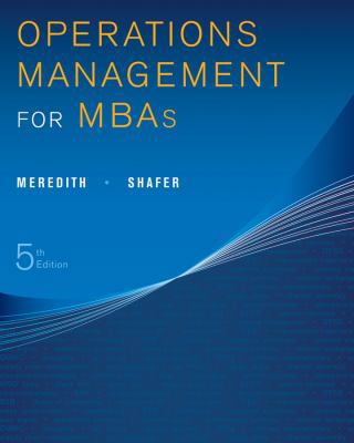 Operations Management for MBAs 1118369971 Book Cover