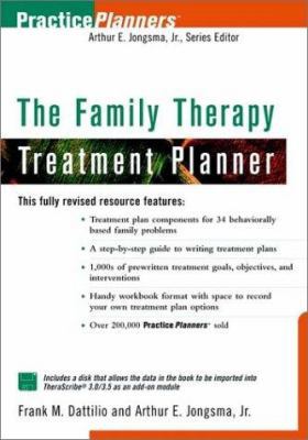 The Family Therapy Treatment Planner 0471347698 Book Cover