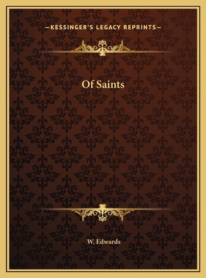 Of Saints 1169660673 Book Cover