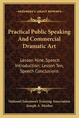 Practical Public Speaking And Commercial Dramat... 1163197327 Book Cover