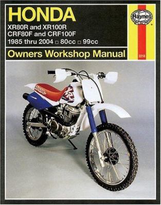 Honda XR80R, XR100R, CRF80F, CRF100F Owners Wor... 1563925516 Book Cover