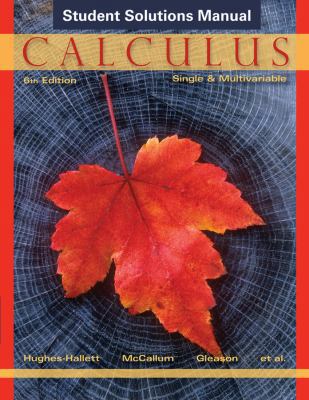 Calculus, Student Solutions Manual: Single and ... 1118217365 Book Cover