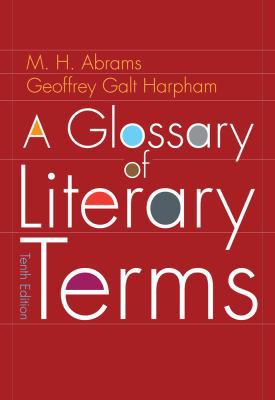 A Glossary of Literary Terms 0495898023 Book Cover