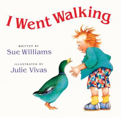 I Went Walking: Lap-Sized Board Book 0152056262 Book Cover