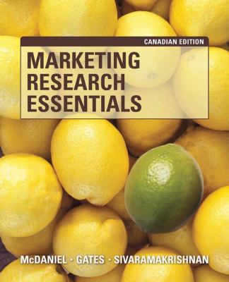 Marketing Research Essentials, Canadian Edition 047015411X Book Cover