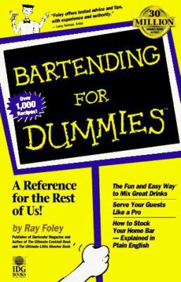 Bartending for Dummies 0764550519 Book Cover