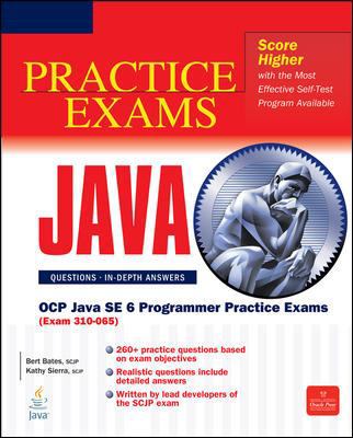 OCP Java SE 6 Programmer Practice Exams (Exam 3... 0072260882 Book Cover