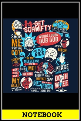Rich and Morty notebook - best gift for Rich and Morty lovers: 6x9 inch, 120 pages, blank line, notepad, journal, Rich and Morty notebook, Rich and Morty office supplies