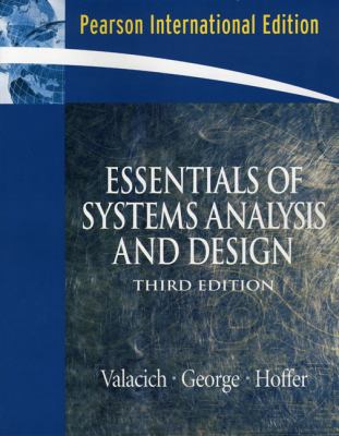 Essentials of System Analysis and Design 0132017563 Book Cover