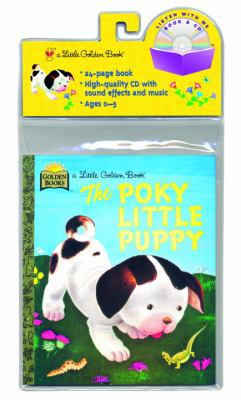 The Poky Little Puppy [With CD] 0375875344 Book Cover