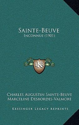 Sainte-Beuve: Inconnue (1901) [French] 1165844036 Book Cover