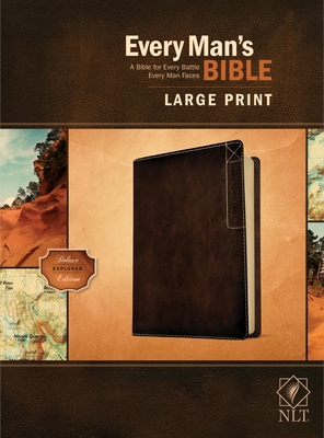 Every Man's Bible Nlt, Large Print, Deluxe Expl... [Large Print] 1496447905 Book Cover