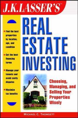 J.K. Lasser's Real Estate Investing 0471397768 Book Cover