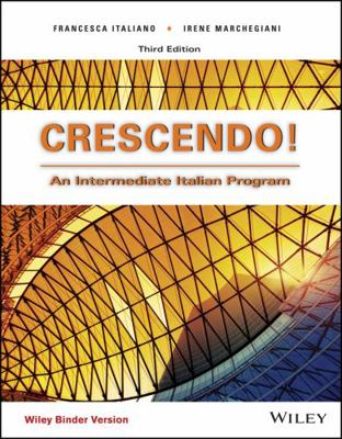 Crescendo!: An Intermediate Italian Program [Italian] 1119235448 Book Cover