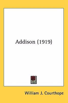 Addison (1919) 1436511763 Book Cover