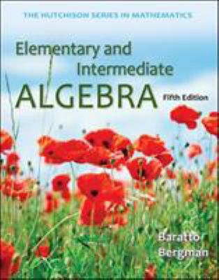 Elementary and Intermediate Algebra 0073384461 Book Cover