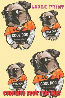 Large Print Coloring Book for kids: Easy Cute A... [Large Print] B08L3XC7ND Book Cover