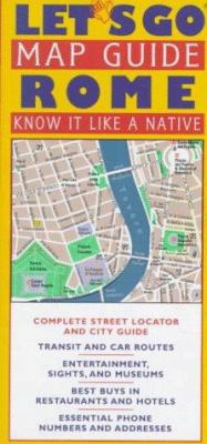 Let's Go Map Guide Rome (Let's Go Map Guides) 0312151632 Book Cover