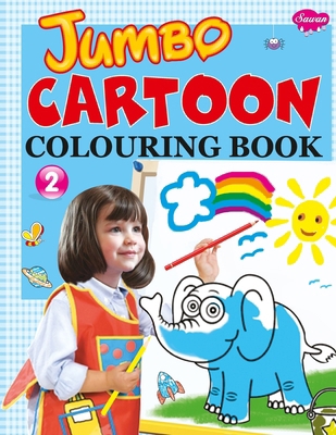 Jumbo Cartoon Colouring Book-2 8131004279 Book Cover