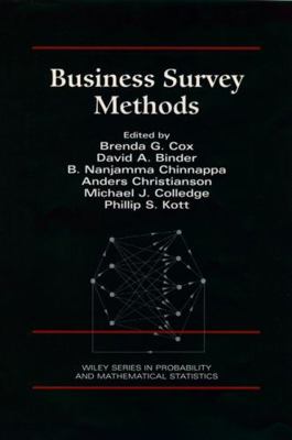 Business Survey Methods 0471598526 Book Cover