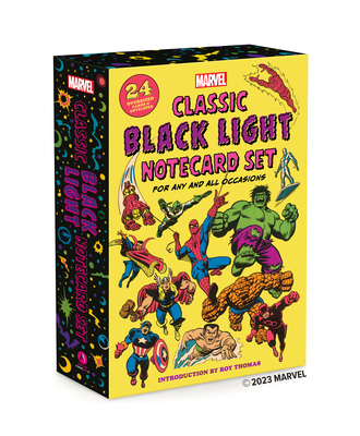 Marvel Classic Black Light Notecard Set: 24 Ove... 1419771019 Book Cover