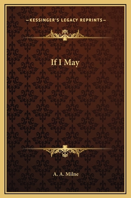 If I May 1169244254 Book Cover