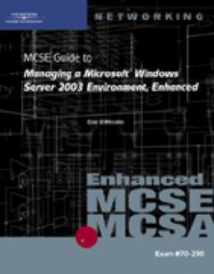 MCSE Guide to Managing a Microsoft Windows Serv... 1423902890 Book Cover