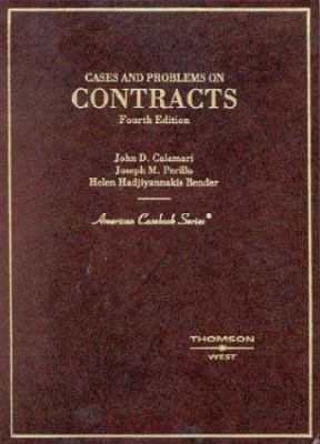 Cases and Problems on Contracts (American Caseb... 0314146253 Book Cover