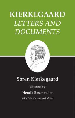 Letters and documents : Kierkegaard's Writings,... 0691072280 Book Cover
