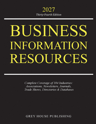 Business Information Resources, 2027            Book Cover