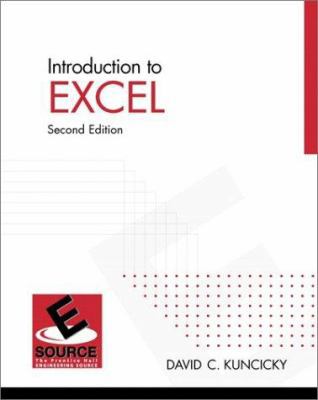 Introduction to Excel (2nd Edition) 0130168815 Book Cover