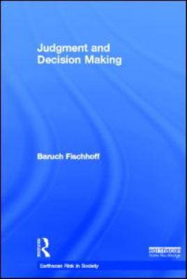 Judgment and Decision Making 1849714444 Book Cover