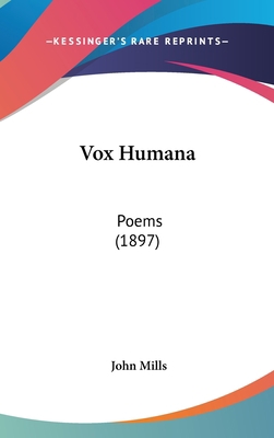 Vox Humana: Poems (1897) 1161967893 Book Cover